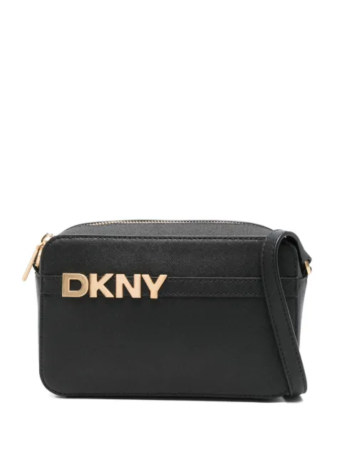 DKNY logo-lettering cross body bag Black R51E1J31