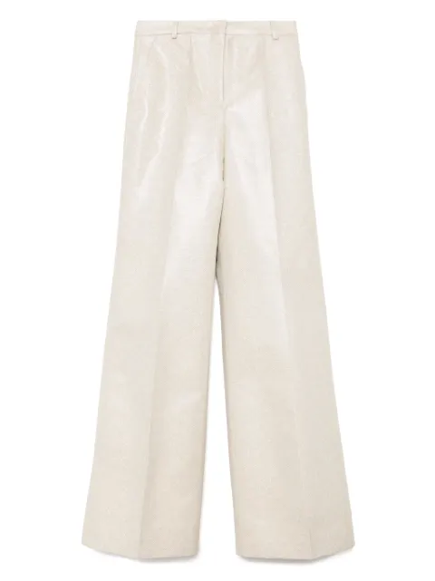 Zuhair Murad tweed trousers Neutrals RTR24325TWCB005