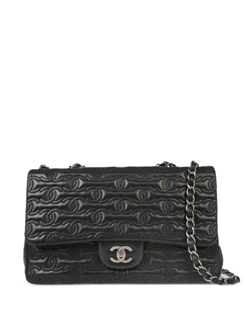 CHANEL Pre-Owned 2014 CC-quilted shoulder bag Black 19885600
