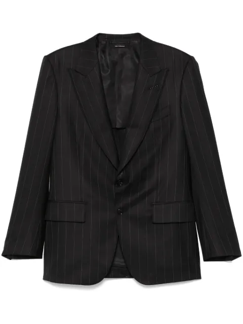 TOM FORD striped blazer Black 15BB40911R1200