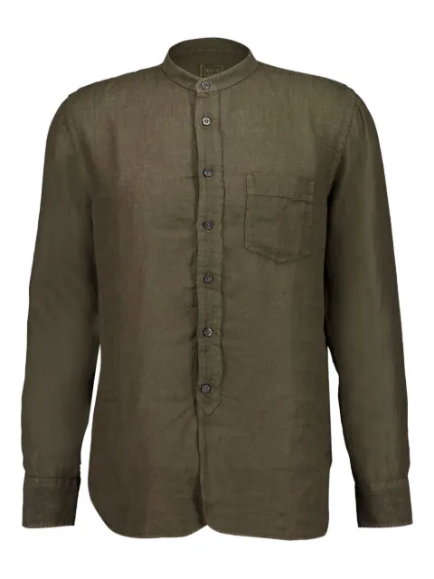 120% Lino linen shirt Green 32ALIM19PM0000115000