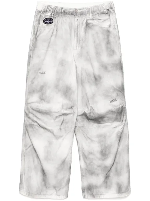 AAPE BY *A BATHING APE® washed-effect jeans White APTB681XXO