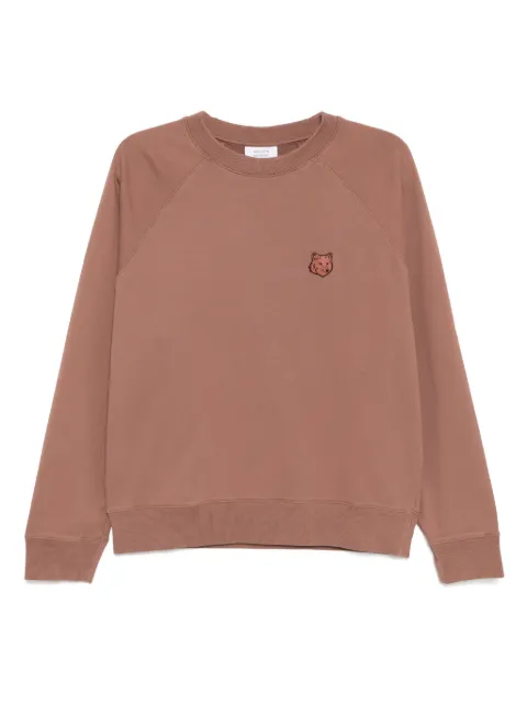 Maison Kitsuné Bold Fox head sweatshirt Brown MM00304KM0001