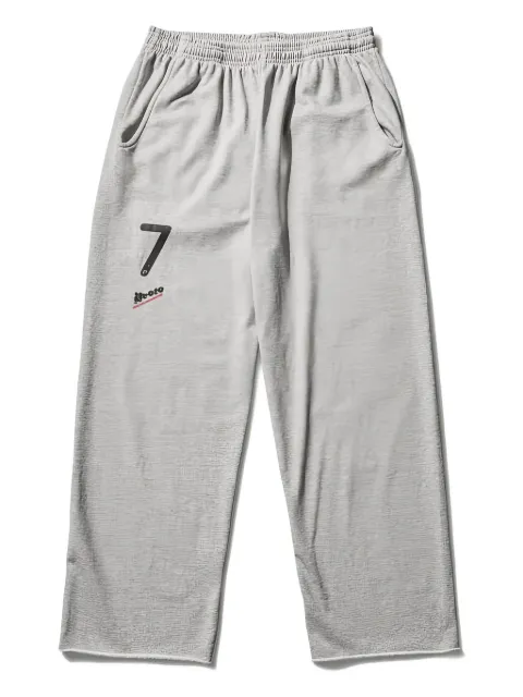 PROTOTYPES number-print track pants Grey PT06JE06USG