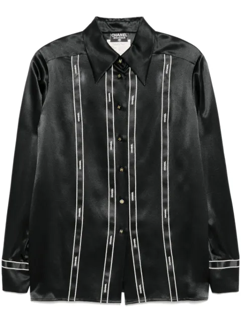 CHANEL Pre-Owned blouse shirt Black 94APO384794305VO3506