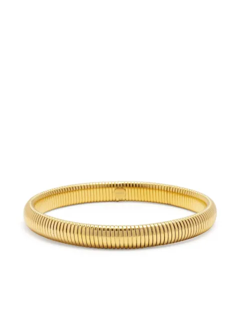 Nialaya Jewelry ribbed bracelet Gold WBANG076