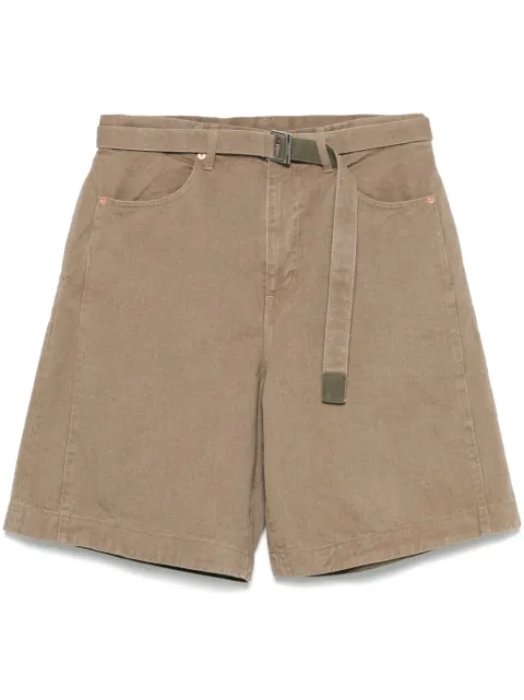 sacai denim shorts Neutrals 2503648M