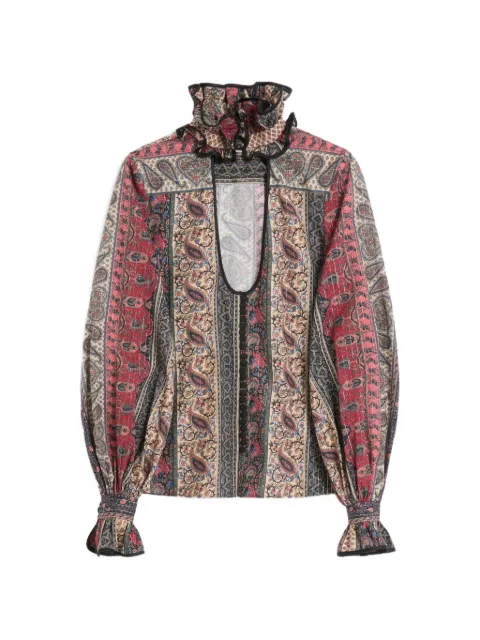 Valentino Garavani Voyage Imaginaire-print shirt Red BAB7L29DC