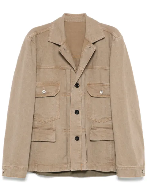 sacai denim jacket Neutrals 2503645M