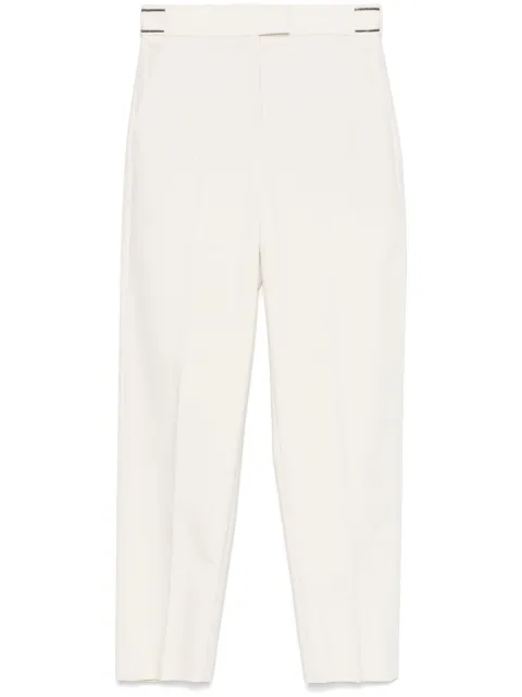 Brunello Cucinelli Monili chain-detail tailored trousers Neutrals M0F70P8878C8555