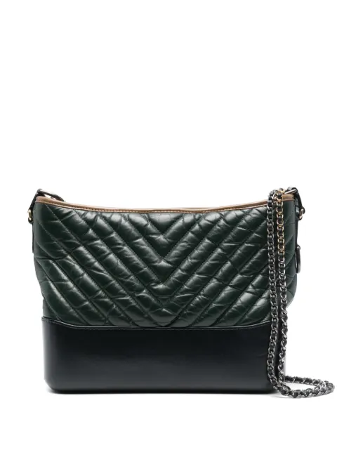 CHANEL Pre-Owned medium Gabrielle shoulder bag Green CHANELGABRIELLE