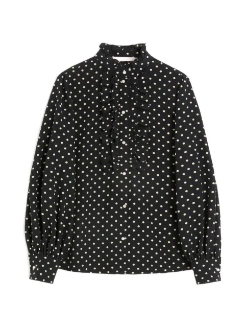 Valentino Garavani Plusdepois-print shirt Black BAB7J49DW