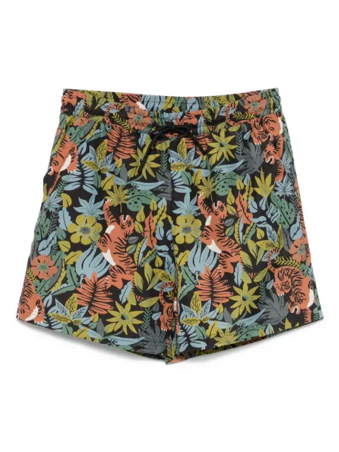 A.P.C. jungle-print swim shorts Green PSAKPH10182