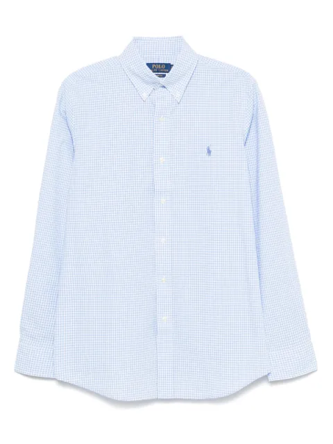 Polo Ralph Lauren Polo Pony-embroidered shirt Blue 710929347012
