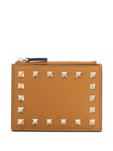 Valentino Garavani stud-embellished wallet Orange WP0AI8VSH