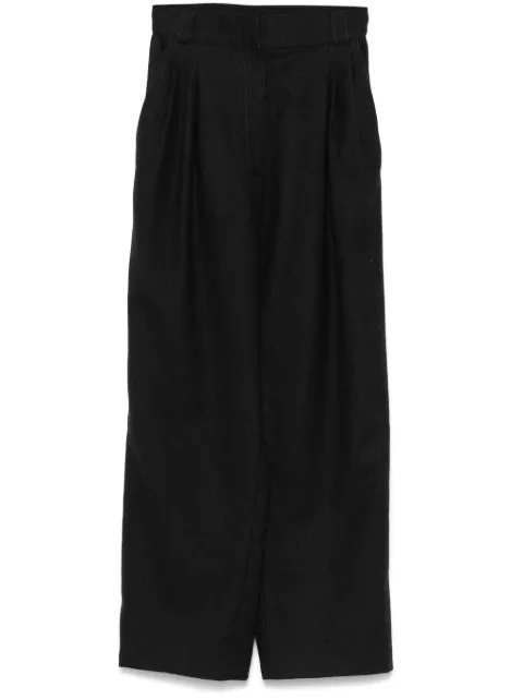 Versace Pre-Owned 1980s pleated trousers Grey VE320PU