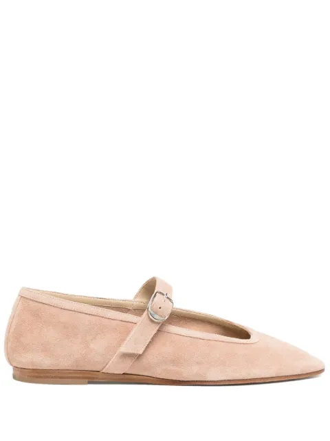 Le Monde Beryl suede Mary Jane ballerina shoes Neutrals BMJSUEROSA