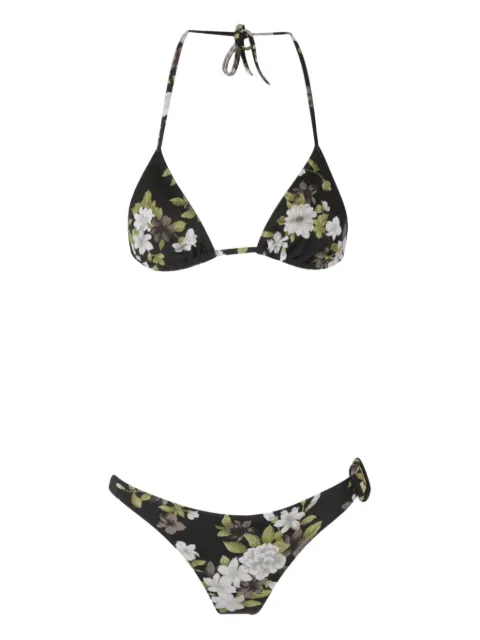 TOM FORD floral-print bikini Black BIJ011JEP036