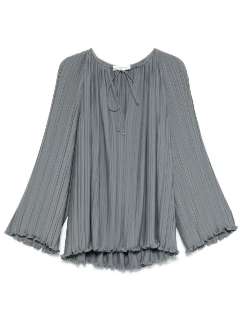 Lanvin pleated blouse Grey RWTO00015904P25