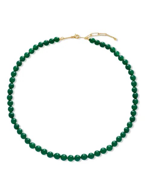 Monica Vinader Round Gemstone necklace Gold GPNKRUNDGRO