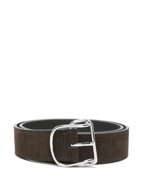 TOTEME swirl suede belt Brown 252WAM0046LE0027273
