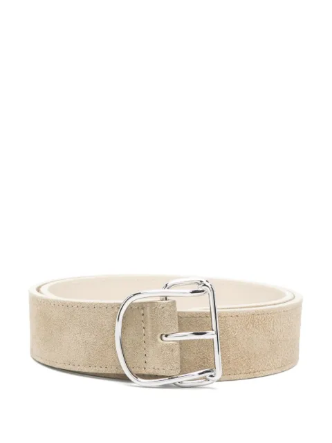 TOTEME swirl suede belt Neutrals 252WAM0046LE0027272