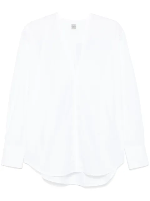 TOTEME V-neck blouse White 252WRT0503FB0119047