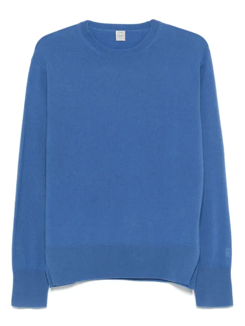 TOTEME crew-neck cashmere sweater Blue 252WRT1734YA0016275