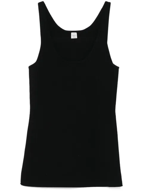 TOTEME knitted tank top Black 252WRT0504YA0187001