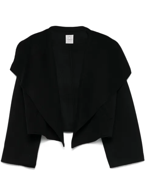 TOTEME Signature Double jacket Black 252WRO0203FB0006001