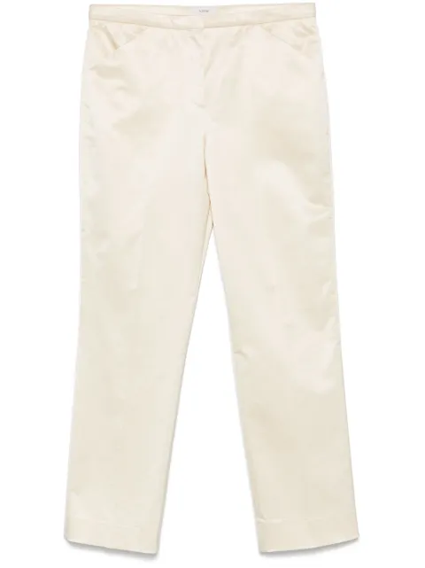 TOTEME straight-leg cropped trousers Neutrals 252WRB0248FB0391116