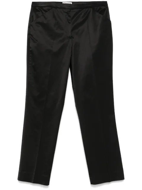 TOTEME straight-leg cropped trousers Black 252WRB0248FB0391001