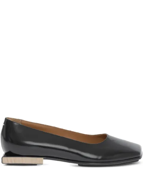 Maison Margiela patent-leather ballerina shoes Black S58WZ0116PS679