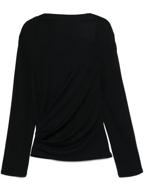 Jacquemus draped top Black 251TO1211026990