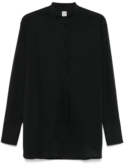 TOTEME stand-up collar blouse Black 252WRT0427FB0372001