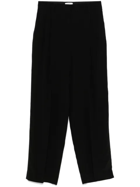 TOTEME pleated straight-leg trousers Black 252WRB0289FB0378001