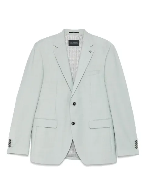 Karl Lagerfeld single-breasted blazer Green 155200551035