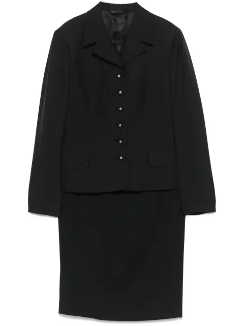 Versace Pre-Owned 1990s wool suit Black VE380PO