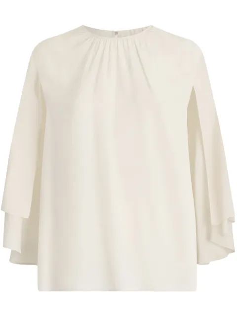 LIU JO belted crepe de chine blouse White CA5369T1963