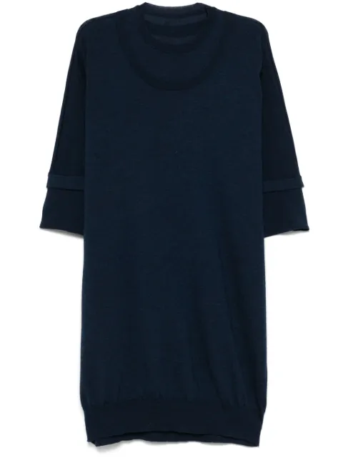 Maison Martin Margiela Pre-Owned 2010s layered midi dress Blue MA600PH