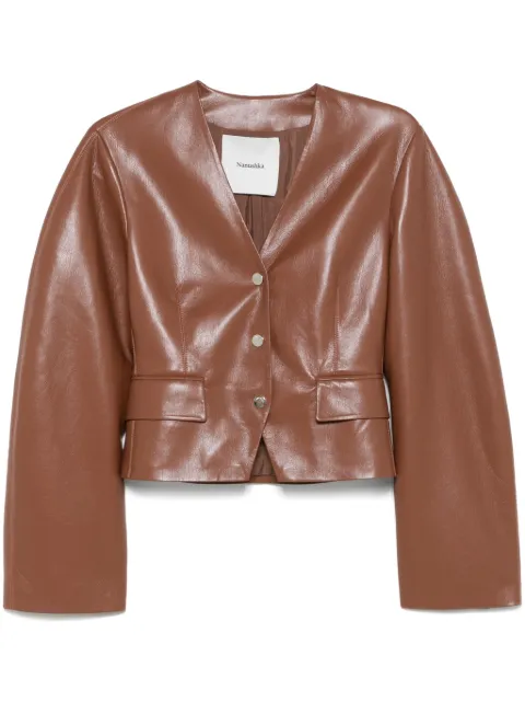 Nanushka Kiyo jacket Brown NW25SSOW22075