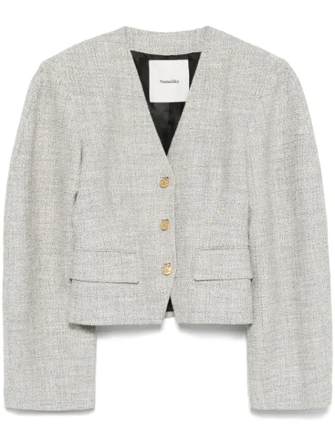 Nanushka Kiyo jacket White NW25SSOW30199