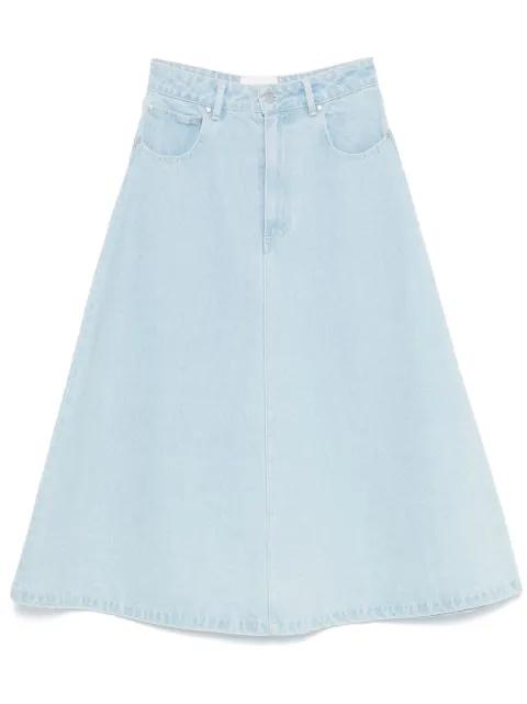 Nanushka denim midi skirt Blue NW25SSSK24152