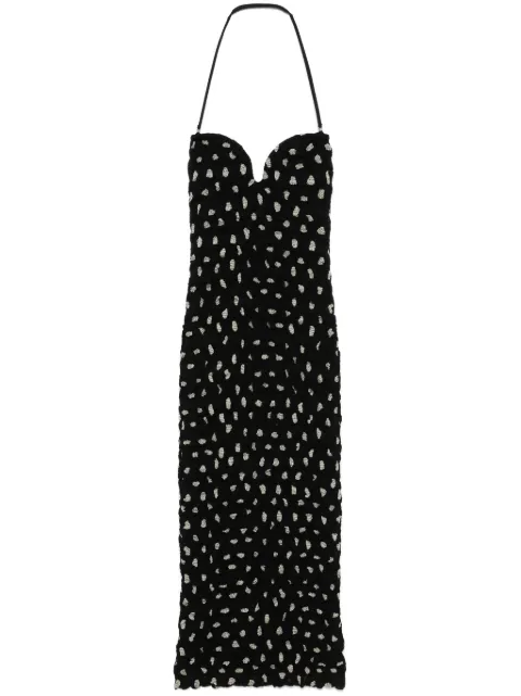 Nanushka Haylen midi dress Black NW25SSDR31059