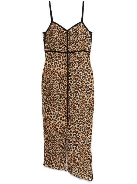 Nanushka Abir midi dress Brown NW25SSDR33974