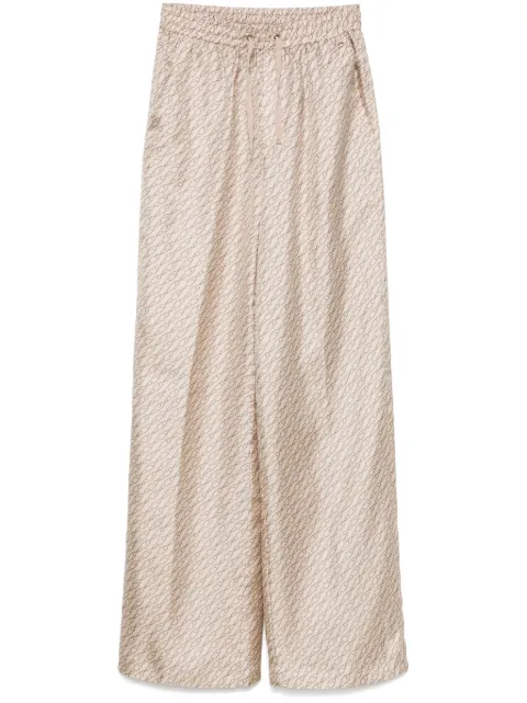 Herno Hanging Hook-print trousers Neutrals PT000127D16009P