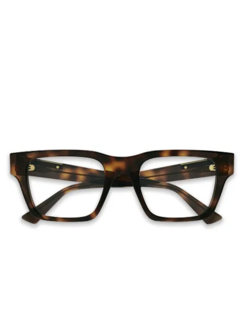 Gucci Eyewear tortoiseshell square-frame glasses Brown GG1889O008