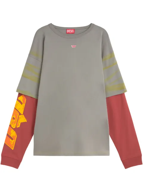 Diesel layered T-shirt Grey A176200QLAA