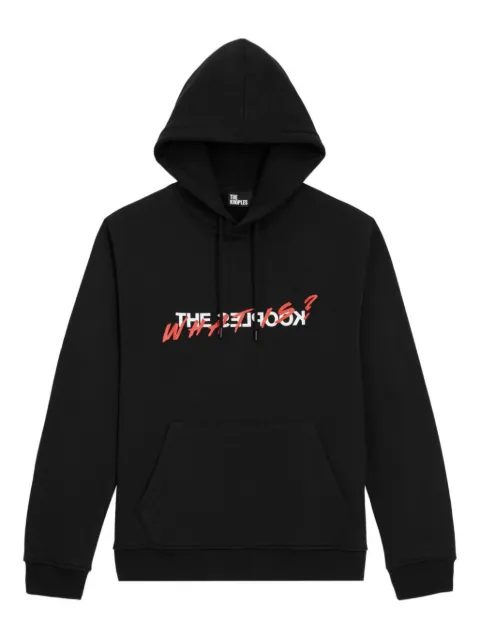 The Kooples graphic-print cotton hoodie Black HSWE25090K