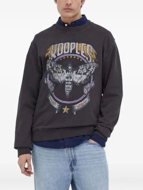 The Kooples moth-print sweatshirt Grey HSWE28004K